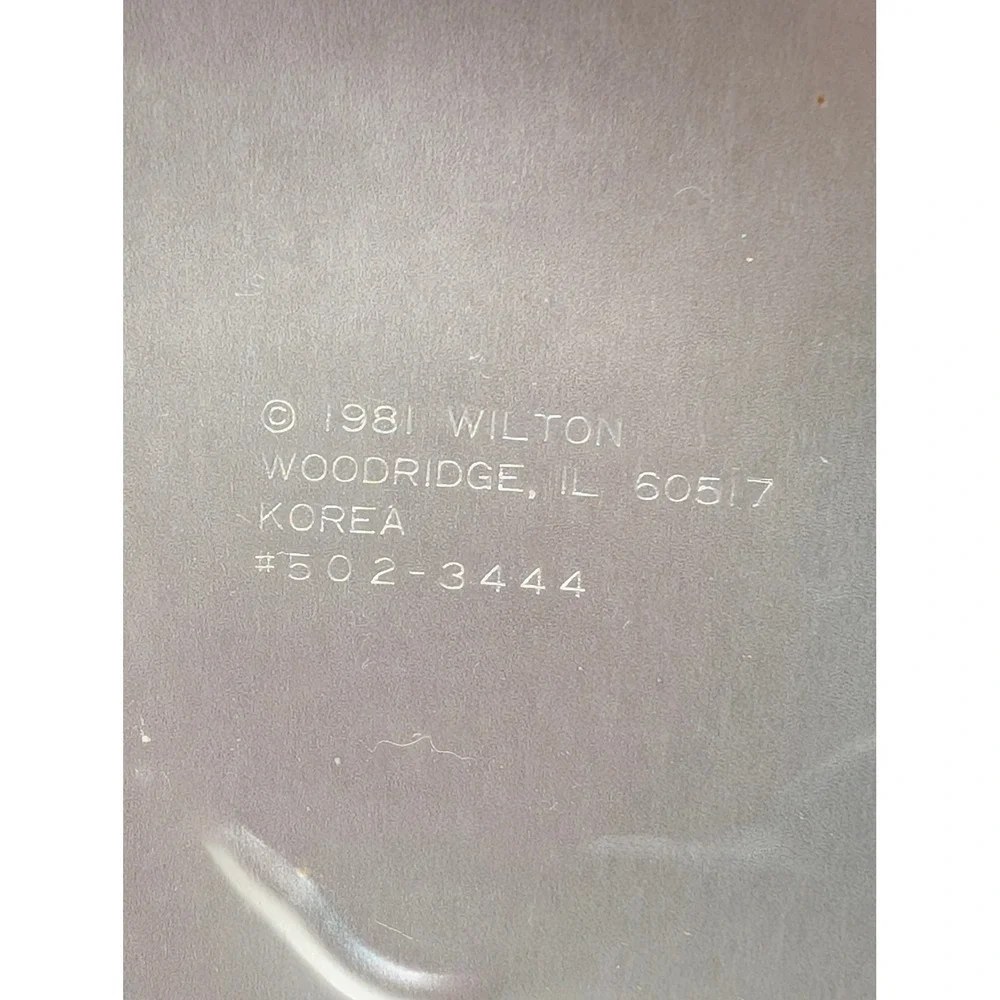 Vintage 1981 Wilton Gentle Lamb Aluminum Cake Pan Mold 502-3444 Silver